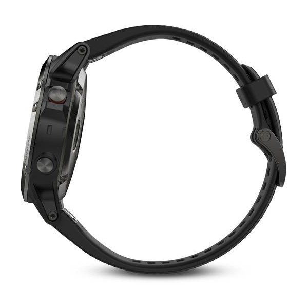 Vsestranska ura Garmin fenix 5 - Slate siva s črnim paščkom