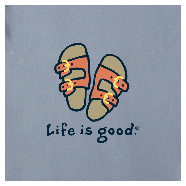 Moška kratka majica Life is Good Crusher Sandals