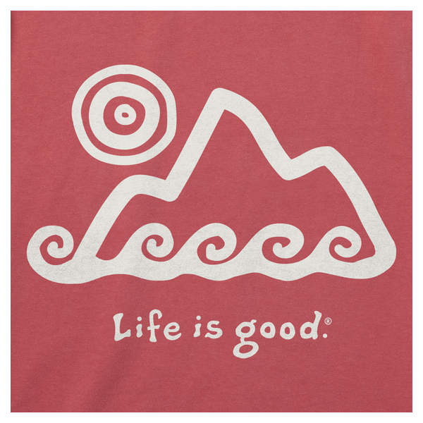 Moška kratka majica Life is Good Crucher Tribal Mountain