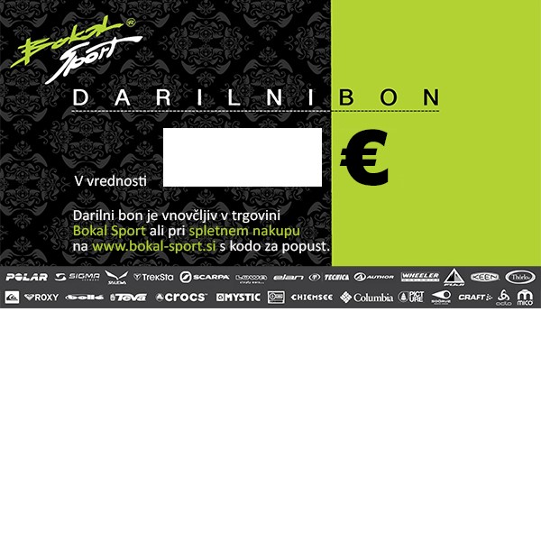 Namenski darilni bon Bokal Sport.