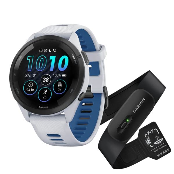 Garmin Forerunner 265 music   HRM 200