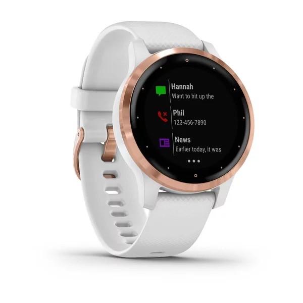 Garmin Vivoactive 4s white.