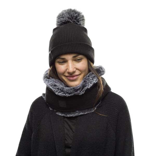 Buff pletena kapa Kesha Black.