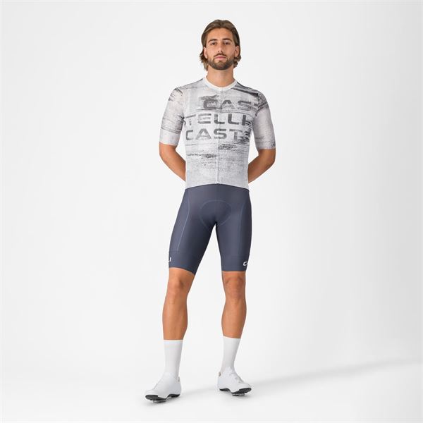 Moška kolesarska majica castelli stratus logo.
