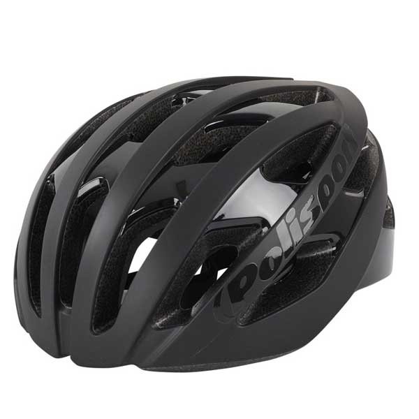 Polisport kolesarska čelada Light Pro Črna.
