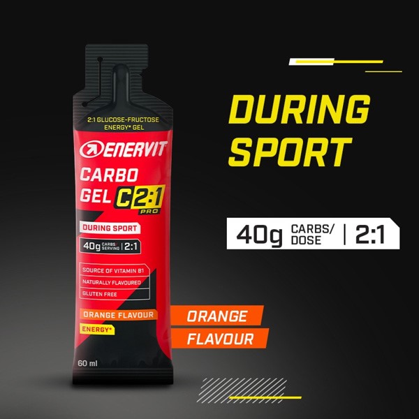Enervit C2:1PRO​ Pomaranča, energijski gel