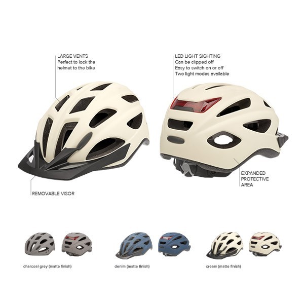 Mestna čelada Polisport City Go je primerna za vožnjo po urbanem okolju.