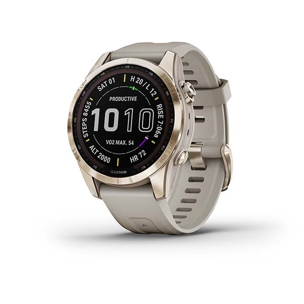 Garmin Fenix 7s Sapphire Solar.