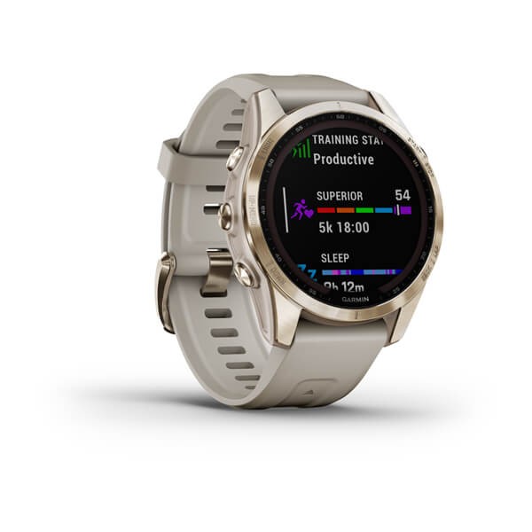 Garmin Fenix 7s Sapphire Solar.