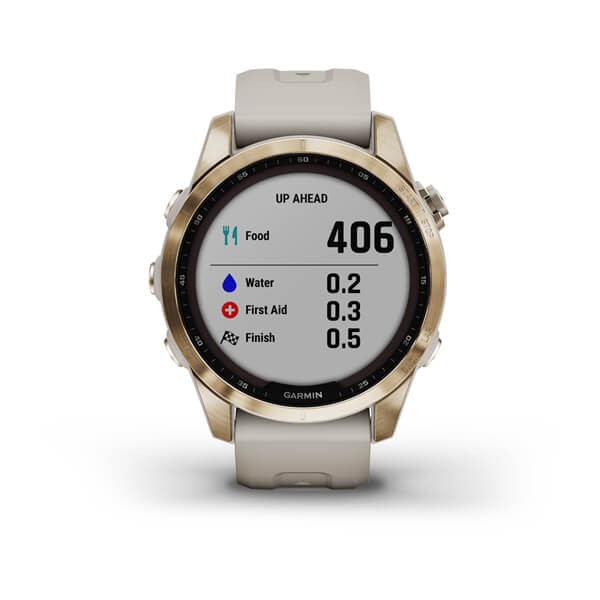 Garmin Fenix 7s Sapphire Solar.