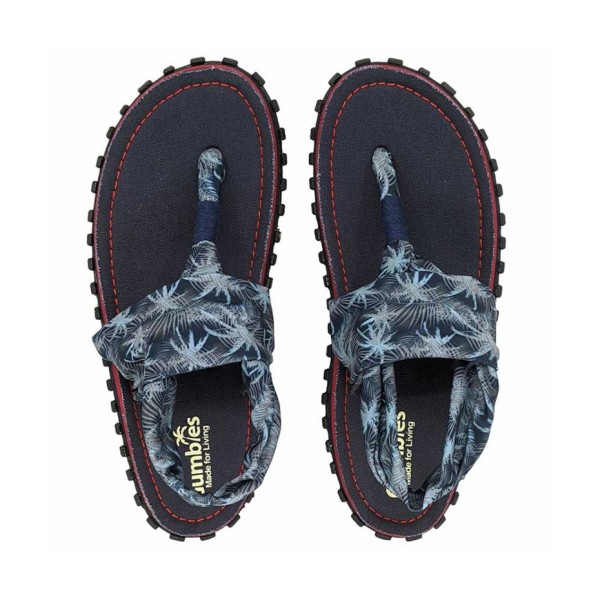 Gumbies ženske japonke Slingback Navy.