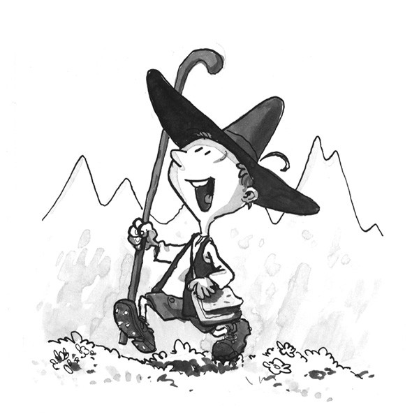 Knjiga Sidarta Z otroki v gore