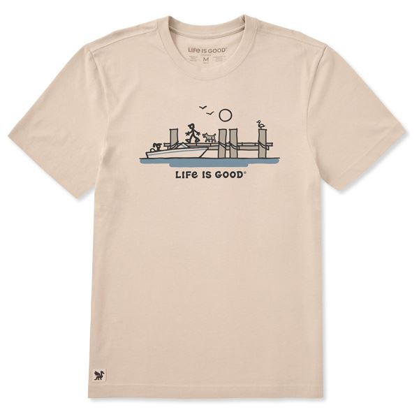 Life is Good Crusher Tee Dockside, moška kratka majica