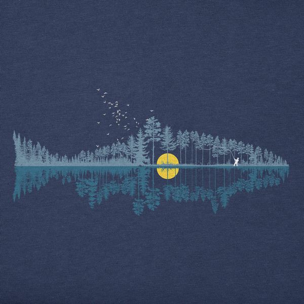 Life is Good Crusher-Lite Fishscape, moška kratka majica