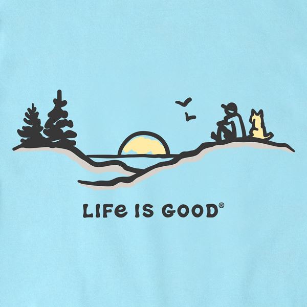 Life is Good Crusher Tee Pine Sunset, moška kratka majica