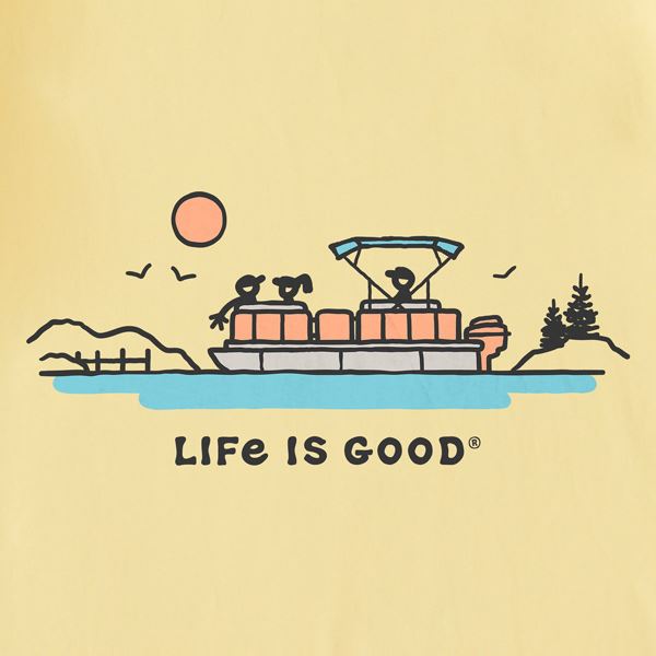 Life is Good Crusher Tee Pontoon Boa, moška kratka majica