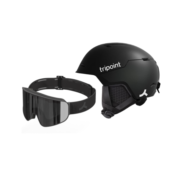 Tripoint SET, smučarska čelada   očala
