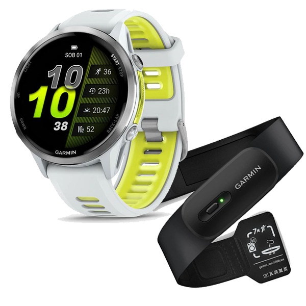 Set Garmin Forerunner 970 in HRM 200.