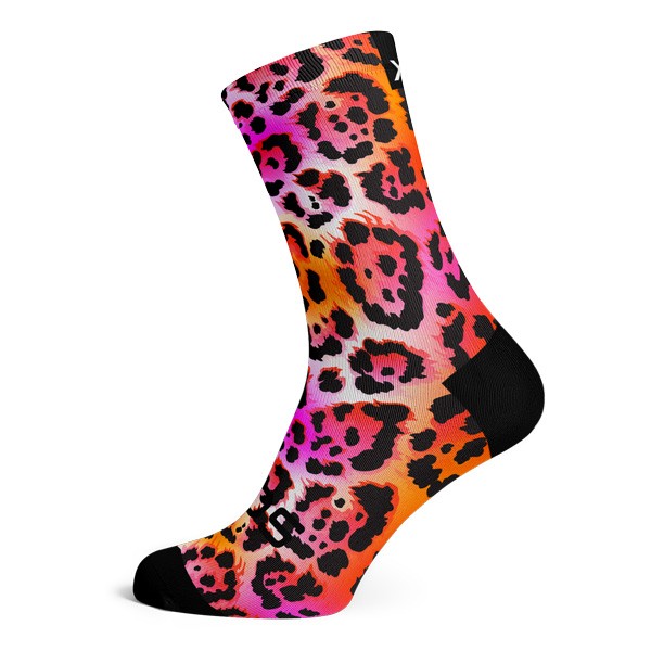 Sox Electric Leopard Pink, športne nogavice