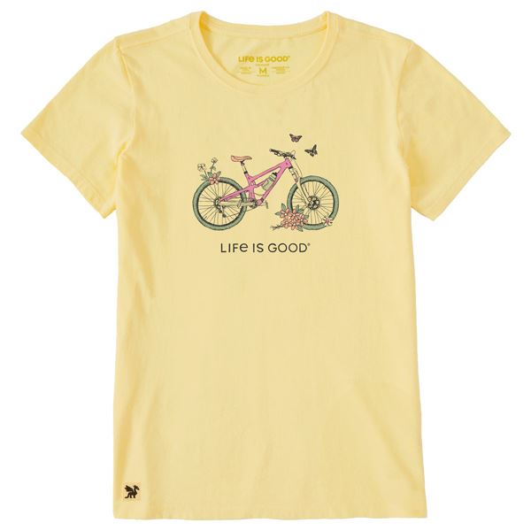 Life is Good Crusher-Lite Beautiful Butterfly Bike​, ženska kratka majica