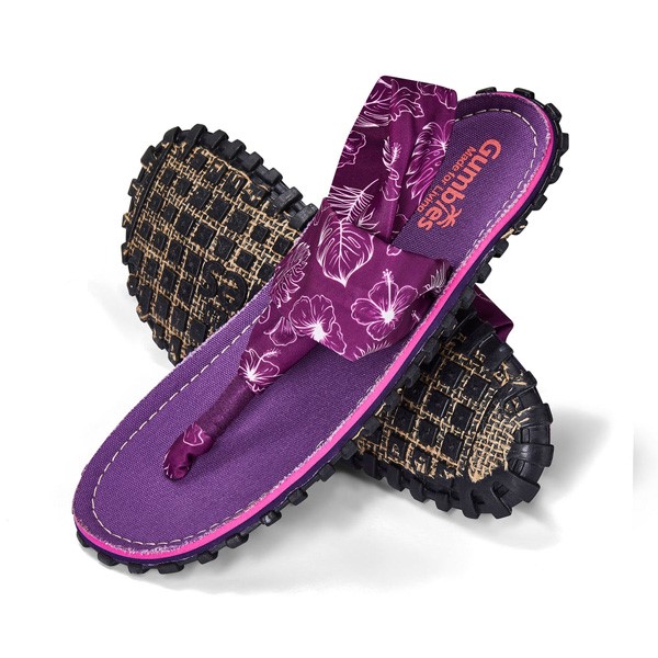 Ženske japonke / sandali Gumbies Slingback Purple