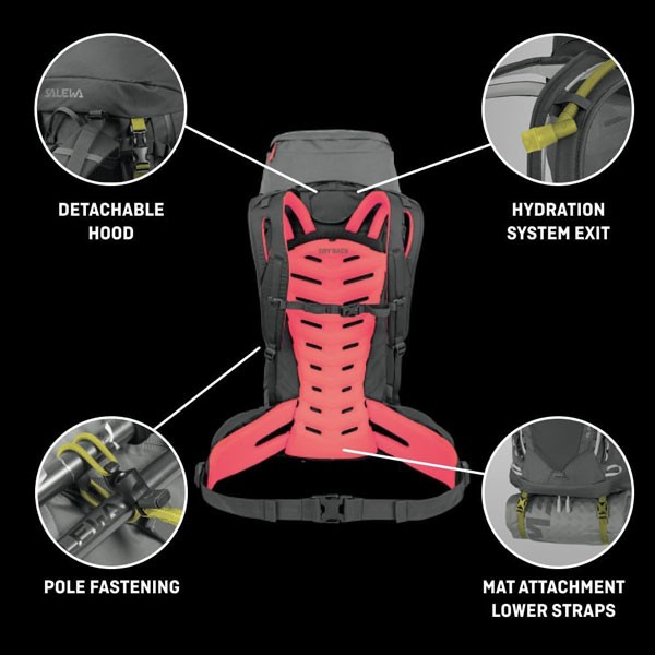 Salewa Alptrek 38   5L, ženski pohodni nahrbtnik