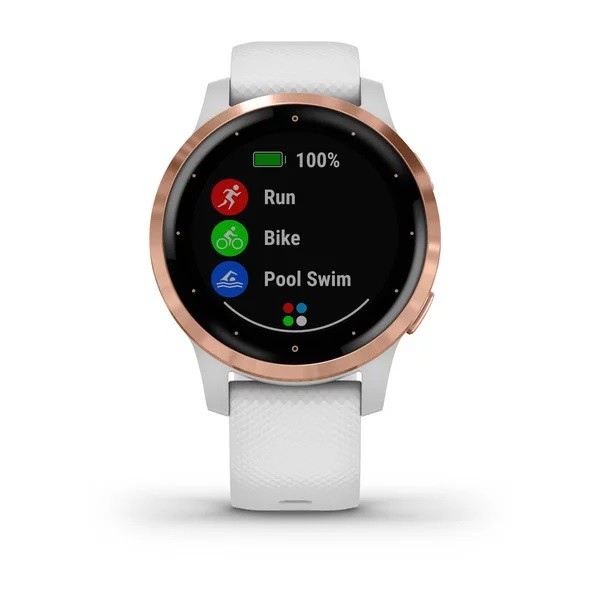 Garmin Vivoactive 4s white.