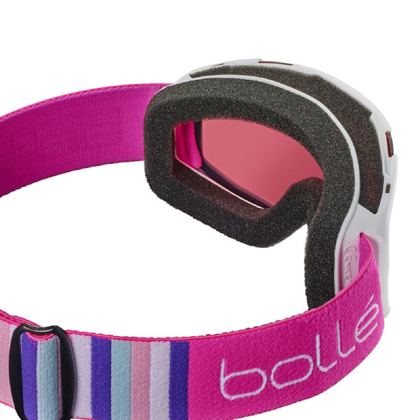 Bolle otroška smučarska očala Rocket (barva: White, Pink Matte)