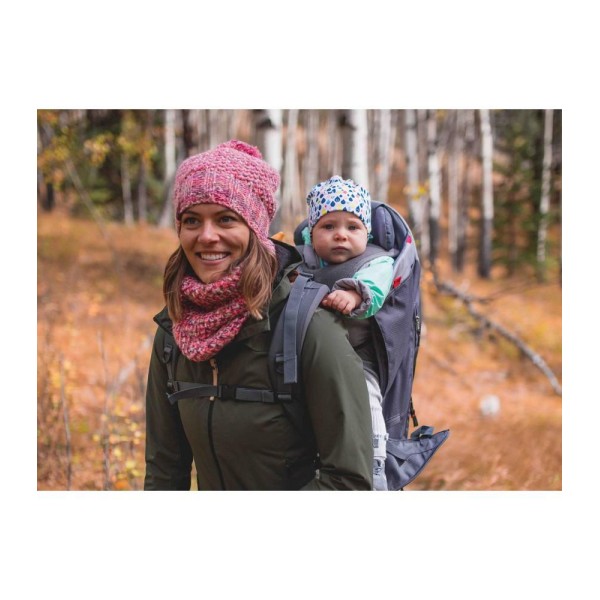 Buff pletena kapa Margo Flamingo Pink.