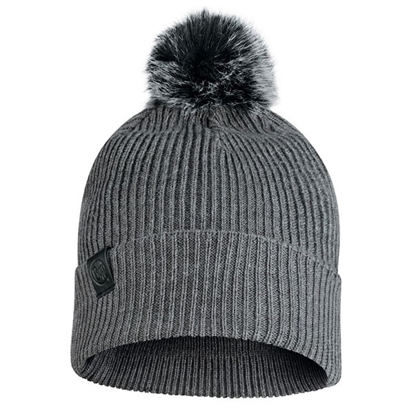 Buff ženska pletena kapa Kesha Grey.