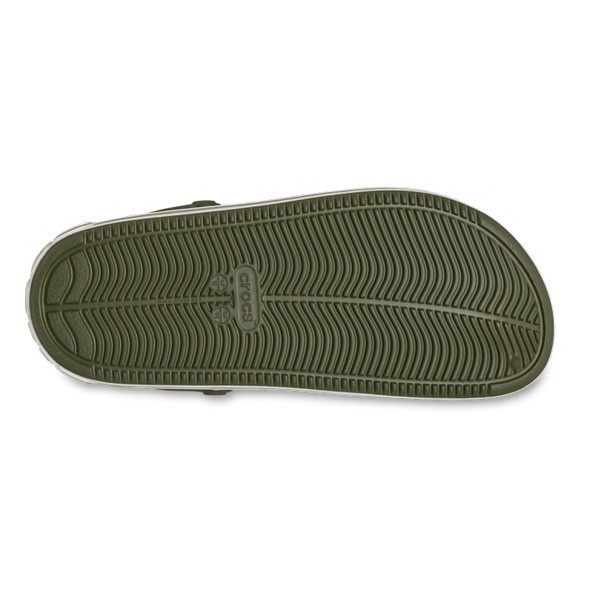 Crocs natikači Off Court Logo Army Green