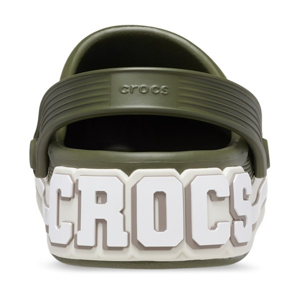 Crocs natikači Off Court Logo Army Green