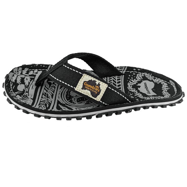 Gumbies unisex japonke Islander Black.