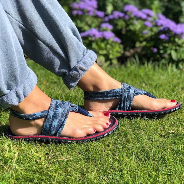 Gumbies ženske japonke Slingback Navy.