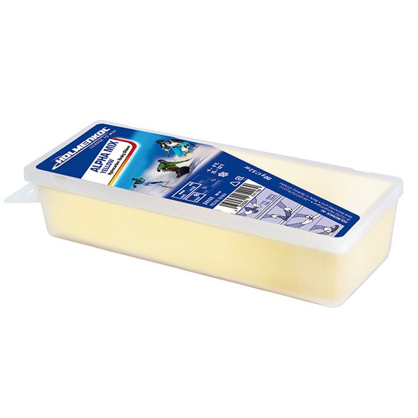 Holmenkol bazični vosek Alphamix Yellow.