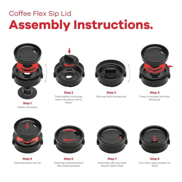 Hydro Flask termo lonček 16 Wide Flex