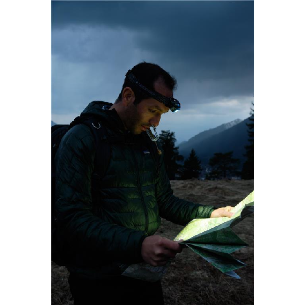 Ledlenser MH5 - črna/siva, naglavna, polnilna svetilka