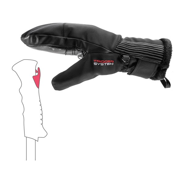 Ženske smučarske rokavice Leki Vallarta 3D Mitten