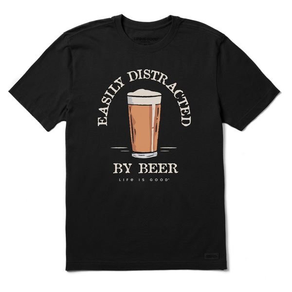 Life is Good Crusher Tee Easily Distracted, moška kratka majica