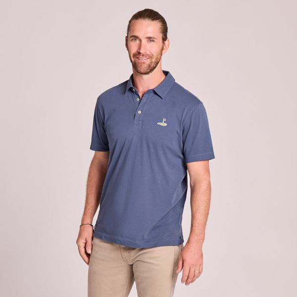 Life is Good Crusher-Lite Golf Flag, moška kratka polo majica