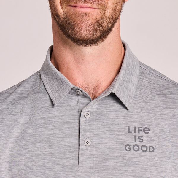 Life is Good Crusher Polo Clean, moška kratka polo majica