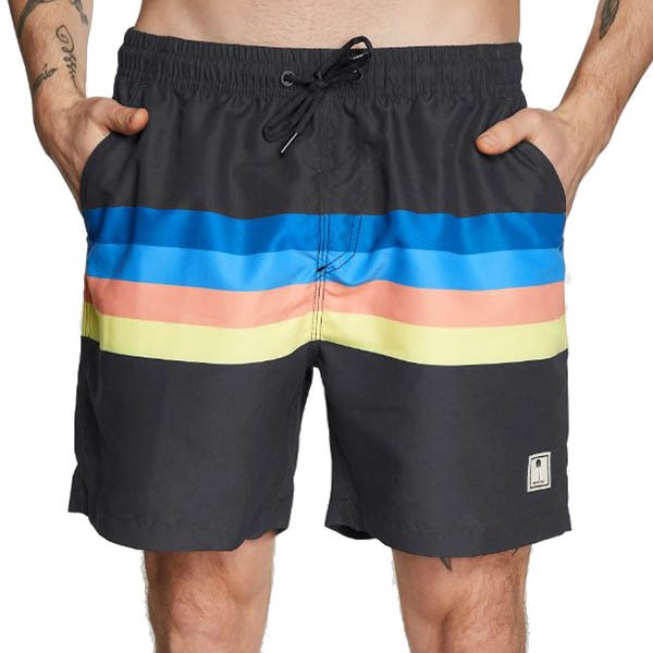 Mystic moške kopalne hlače Stripe.