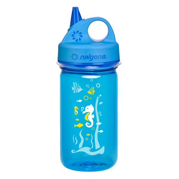 NALGENE STEKLENICA GRIP-N-GULP BLUE SEAHORSE