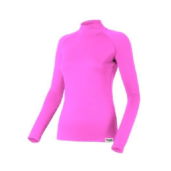 Reusch ženska merino majica Yangra v roza barvi
