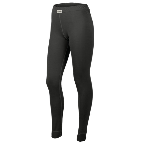 Reusch ženske dolge merino hlače v črni barvi