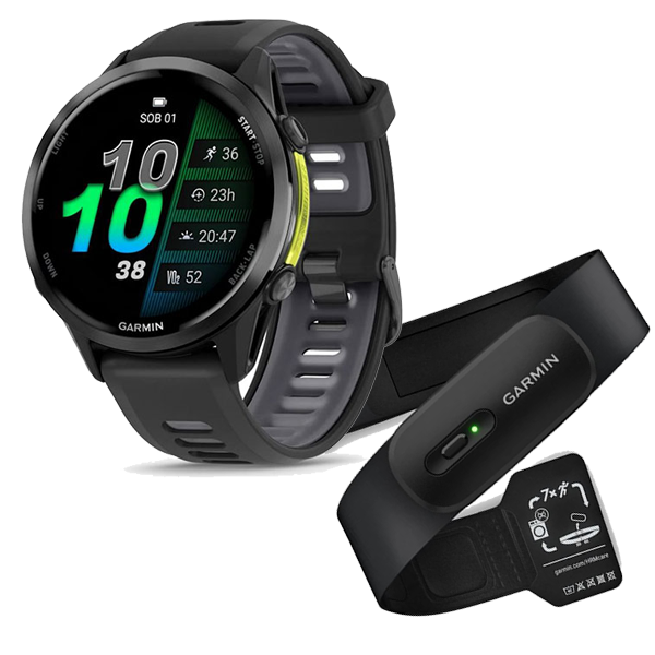 Set Garmin Forerunner 970 in HRM 200.