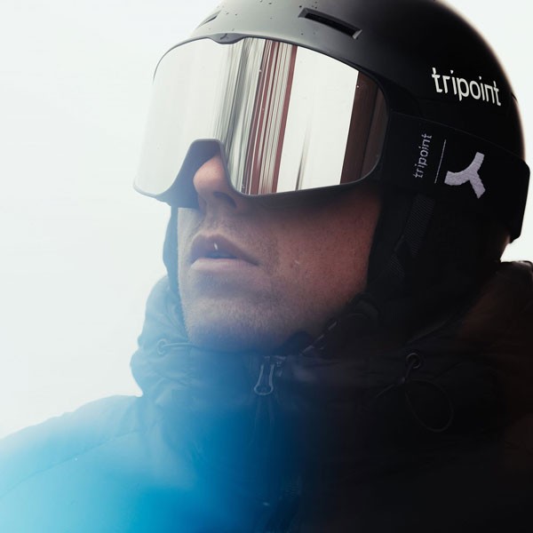 Tripoint SET, smučarska čelada   očala