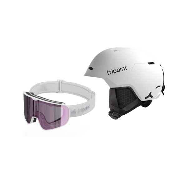 Tripoint SET, smučarska čelada   očala