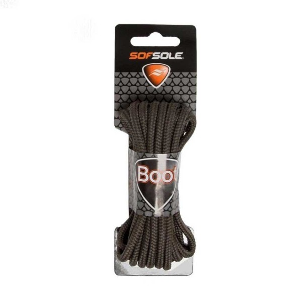 SofSole vezalke Outdoor Waxed 152 cm DARK