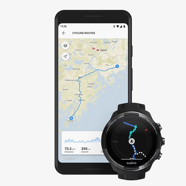 Suunto 9 Baro Black.